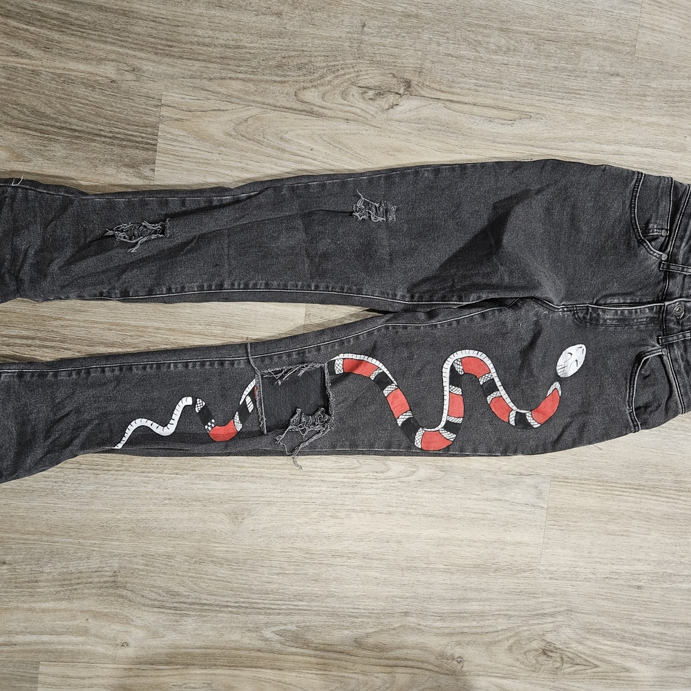 The Ragged Priest Charcoal Denim Pants